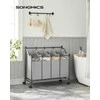 Songmics skalbinių krepšys 4 x 35 L