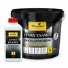 MAXIMA Dviejų komponentų epoksidinė emalė EPOXY ENAMEL, pilka