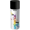Universali aerozolinė emalė BIODUR, juoda matinė RAL9005, 400 ml