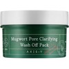 Axis-Y AXIS-Y Mugwort Pore Gaivinantis Wash Off Pack 100 ml 100ml korėjietiška valomoji veido kaukė