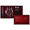 DuKaS Family red manicure Solingen shiny faux leather PL25204 kūnui