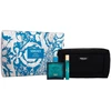 Versace Eros Eau De Toilette EDP Purškiklis 100ml/ EDP Purškiklis 10ml/ Juodas Trousse Bag kvepalai
