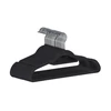 Clothes hanger 20pcs - juodas Ruhhy 22536