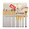 18x Profesionalių makiažo šepetėlių rinkinys BeautyPro, 18 vnt.