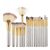 18x Profesionalių makiažo šepetėlių rinkinys BeautyPro, 18 vnt.