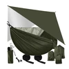 Trizand Turistinis hamakas su brezentu ir tinkleliu nuo uodų 260x140 cm