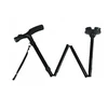 Folding cane with torch 6 led support
