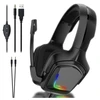 Onikuma Ausinės žaidimams K20 RGB, Juodos