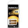Baterijos klausos aparatui Duracell 312, 6vnt