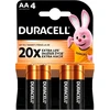 Duracell (20X) AA / LR6 šarminės baterijos, 4 vnt.