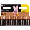 Duracell AA / LR6 šarminės baterijos, 12 vnt.