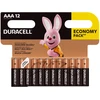 Duracell AAA / LR03 šarminės baterijos, 12 vnt.