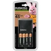 Duracell CEF27 baterijų įkroviklis + 2 x R6/AA 1300 mAh + 2 x R03/AAA 750 mAh