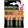 Duracell Rechargeable Accu Stay Charged 2500mAh HR6 AA (LR6), 4 vnt. akumuliatoriai.
