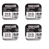 Maxell sidabro oksido baterijos 319 SR527SW 1.55V, 4vnt.
