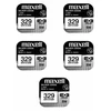 Maxell sidabro oksido baterijos 329 SR731SW 1.55V, 5vnt.