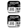 Maxell sidabro oksido baterijos 335 SR512SW 1.55V, 2vnt.