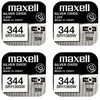 Maxell sidabro oksido baterijos 344 SR1136SW 1.55V, 4vnt.