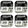 Maxell sidabro oksido baterijos 346 SR712SW 1.55V, 4vnt.