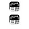 Maxell sidabro oksido baterijos 357 SR44W 1.55V, 2vnt.