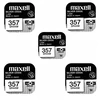 Maxell sidabro oksido baterijos 357 SR44W 1.55V, 5vnt.