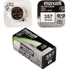 Maxell sidabro oksido baterijos 357 SR44W 1.55V, 10vnt.