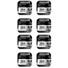 Maxell sidabro oksido baterijos 364 SR621SW 1.55V, 8vnt.