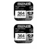 Maxell sidabro oksido baterijos 364 SR621SW 1.55V, 2vnt.