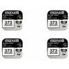 Maxell sidabro oksido baterijos 373 SR916SW 1.55V, 4vnt.