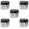 Maxell sidabro oksido baterijos 373 SR916SW 1.55V, 5vnt.