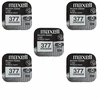 Maxell sidabro oksido baterijos 377 SR626SW 1.55V, 5vnt.