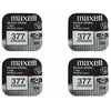 Maxell sidabro oksido baterijos 377 SR626SW 1.55V, 4vnt.