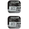 Maxell sidabro oksido baterijos 377 SR626SW 1.55V, 2vnt.
