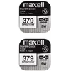 Maxell sidabro oksido baterijos 379 SR521SW 1.55V, 2vnt.