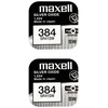 Maxell sidabro oksido baterijos 384 SR41SW 1.55V, 2vnt.