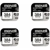 Maxell sidabro oksido baterijos 384 SR41SW 1.55V, 4vnt.