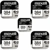 Maxell sidabro oksido baterijos 384 SR41SW 1.55V, 5vnt.