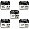 Maxell sidabro oksido baterijos 386 SR43W 1.55V, 5vnt.