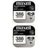 Maxell sidabro oksido baterijos 386 SR43W 1.55V, 2vnt.