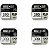 Maxell sidabro oksido baterijos 390 SR1130SW 1.55V, 4vnt.