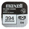 Maxell sidabro oksido baterijos 394 SR936SW 1.55V, 1vnt.