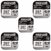 Maxell sidabro oksido baterijos 397 SR726SW 1.55V, 5vnt.