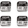 Maxell sidabro oksido baterijos 397 SR726SW 1.55V, 4vnt.