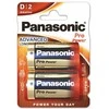 Panasonic Alkaline PRO Power LR20/D 1.5V šarminiai elementai 2vnt.