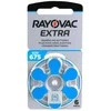 Rayovac Extra PR44 675, 6 vnt. elementai klausos aparatams.