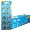 Vinnic LR41/AG3, 1,5V šarminės baterijos, 100 vnt.