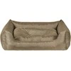 CAZO Sp. z o.o. Cazo Bed pilkai rudas lizdas 75x60cm