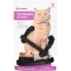 Flamingo - Ziggi Cat harness with line - Juodas