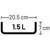Flamingo Kyra keraminis dubuo 1,5l - ∅20,5cm