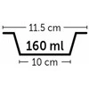 Plieninis dubenėlis katėms Flamingo D11cm/160ml mėlynas